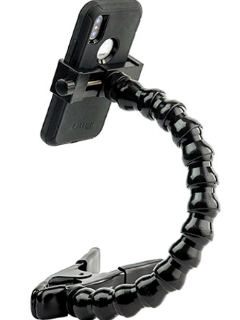 Black Flexible Phone Clamp Mount